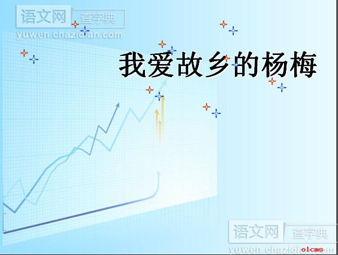 我爱故乡的杨梅课件